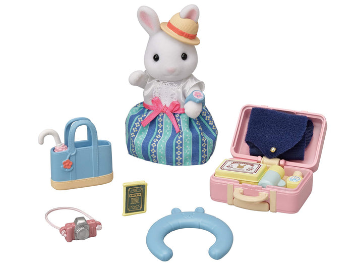 Epoch Sylvanian Families White Rabbit's Travel Dollhouse Set Toy for 3+ Years- Japan Figure Store - #1 Bring To You The Best Japanese Goods