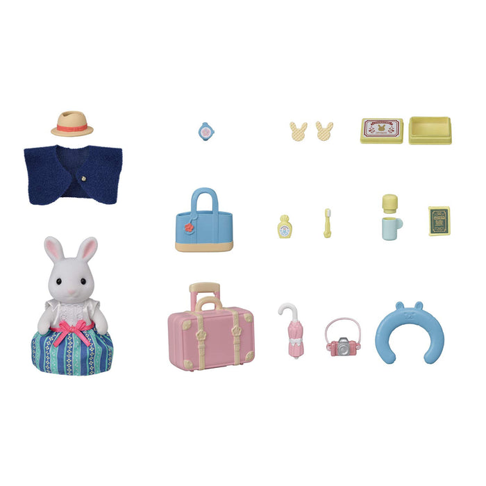 Epoch Sylvanian Families White Rabbit's Travel Dollhouse Set Toy for 3+ Years- Japan Figure Store - #1 Bring To You The Best Japanese Goods