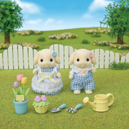 Epoch Sylvanian Families Flora Rabbit Siblings Doll & Furniture Set Toy Dollhouse for Ages 3+- Japan Figure Store - #1 Bring To You The Best Japanese Goods