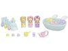 Epoch Sylvanian Families Doll & Furniture Bath Set Milk Rabbit Mitsugo-Chan Age 3 and Up- Japan Figure Store - #1 Bring To You The Best Japanese Goods