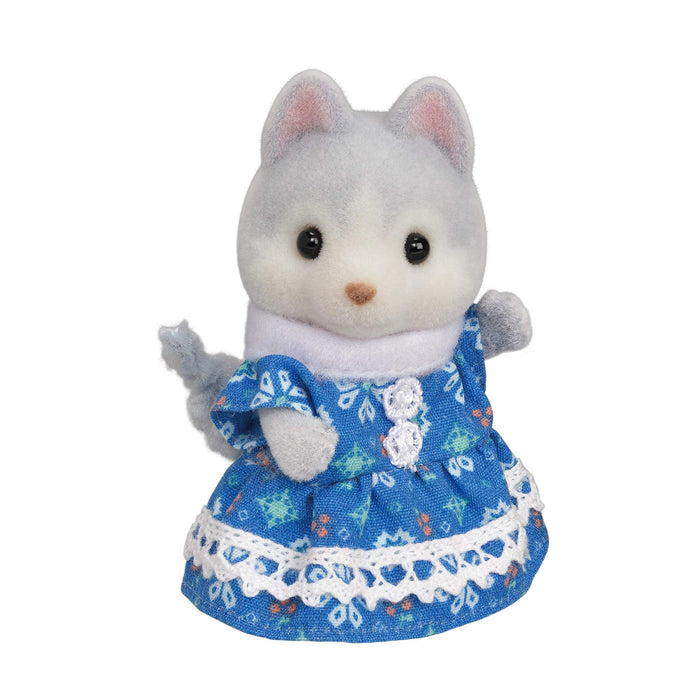 Epoch Sylvanian Families Husky Siblings Cycling Doll and Furniture Set Age 3+- Japan Figure Store - #1 Bring To You The Best Japanese Goods