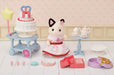 Epoch Sylvanian Families Sweet Party Dollhouse Set - Charcoal Cat Girl DF-21 for Ages 3+- Japan Figure Store - #1 Bring To You The Best Japanese Goods