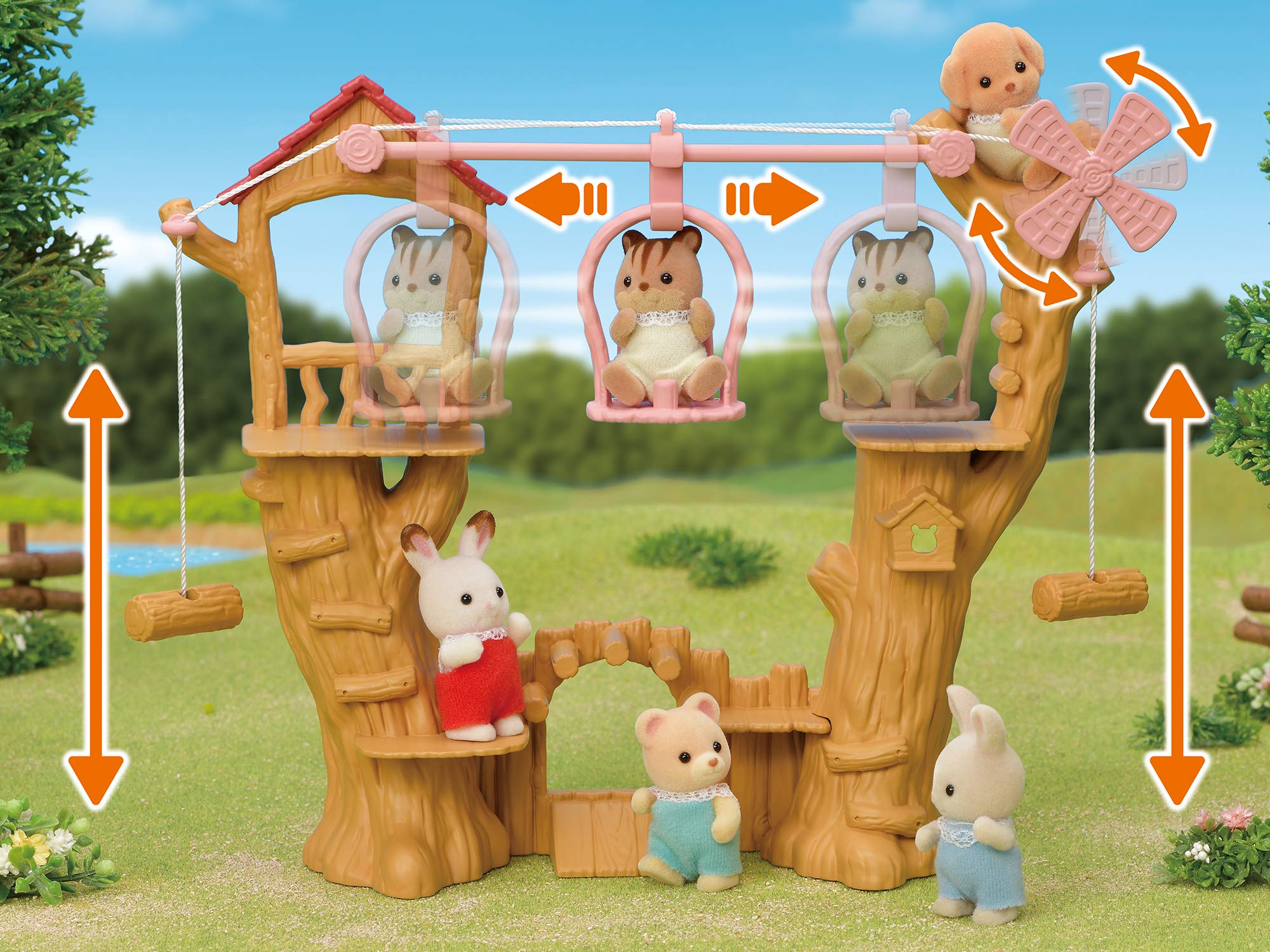Epoch Sylvanian Families Family Trip Dollhouse Ropeway Set Ages 3 and Up Co64- Japan Figure Store - #1 Bring To You The Best Japanese Goods