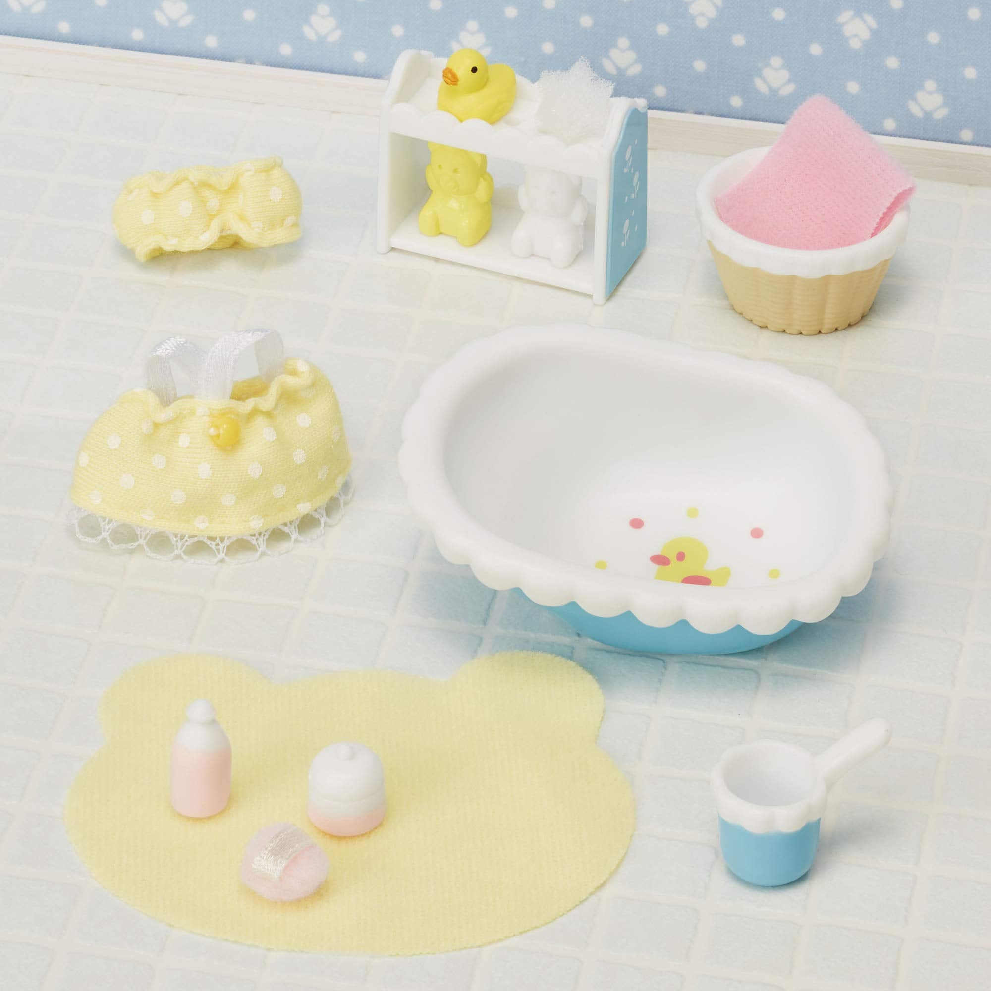 Epoch Sylvanian Families Baby Bath Furniture Set Age 3+ Toy Dollhouse- Japan Figure Store - #1 Bring To You The Best Japanese Goods