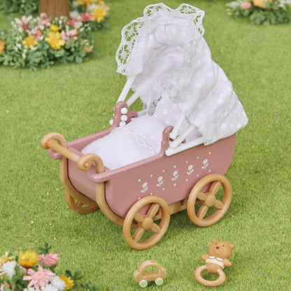 Epoch Sylvanian Families Baby Car Set St Mark Certified Dollhouse Toy for Ages 3+- Japan Figure Store - #1 Bring To You The Best Japanese Goods