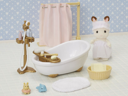 Epoch Sylvanian Families Bathroom Set Certified Car-605 Dollhouse Toy for Ages 3+- Japan Figure Store - #1 Bring To You The Best Japanese Goods