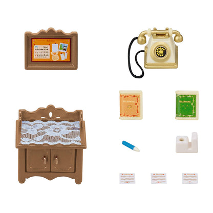 Epoch Sylvanian Families Furniture Telephone Stand Set St Mark Certified Toy Dollhouse for Ages 3+- Japan Figure Store - #1 Bring To You The Best Japanese Goods