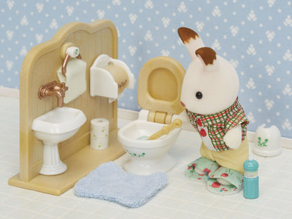 Epoch Sylvanian Families Dollhouse Furniture: Toilet Set Car-606 Certified Safe for Ages 3+- Japan Figure Store - #1 Bring To You The Best Japanese Goods