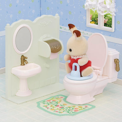 Epoch Sylvanian Families Toilet Set Car-629 St Mark Certified Age 3+ Dollhouse Toy- Japan Figure Store - #1 Bring To You The Best Japanese Goods