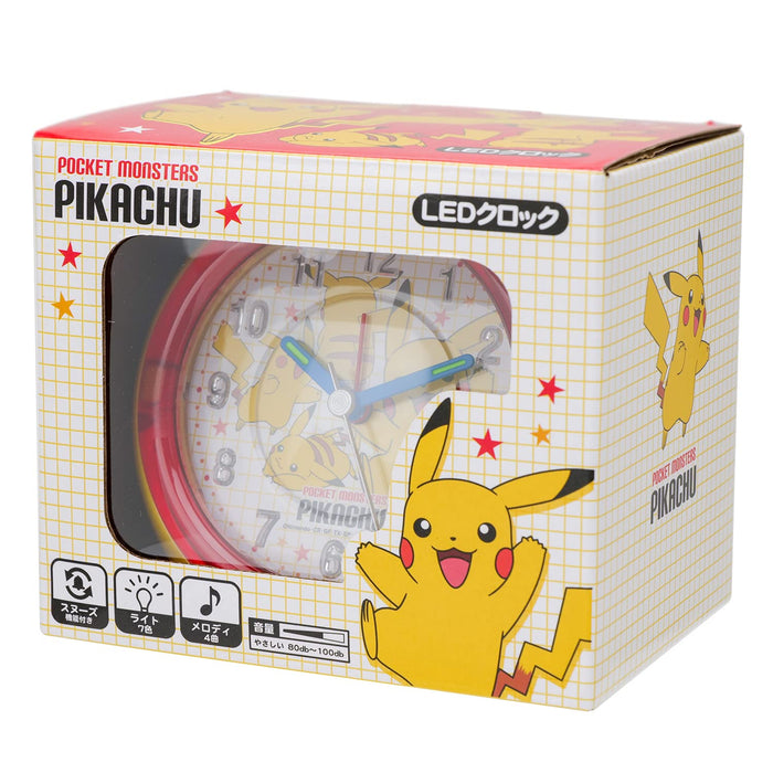 T'S FACTORY Pokemon Led Alarm Clock Pikachu Yellow- Japan Figure Store - #1 Bring To You The Best Japanese Goods