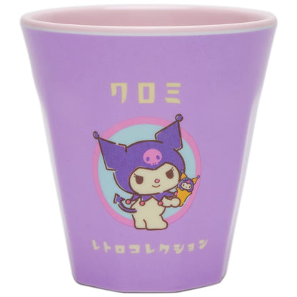 T'S FACTORY Sanrio Melamine Cup Retro Kuromi- Japan Figure Store - #1 Bring To You The Best Japanese Goods