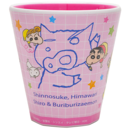 T'S FACTORY - Crayon Shin-Chan W Print Melamine Cup Sketch Up- Japan Figure Store - #1 Bring To You The Best Japanese Goods