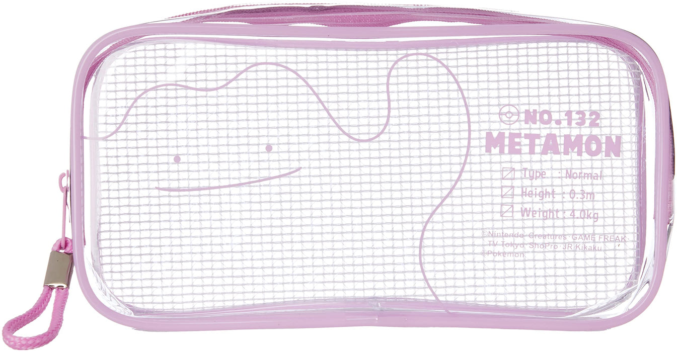 T'S FACTORY Pokemon Clear Mesh Pouch Ditto- Japan Figure Store - #1 Bring To You The Best Japanese Goods