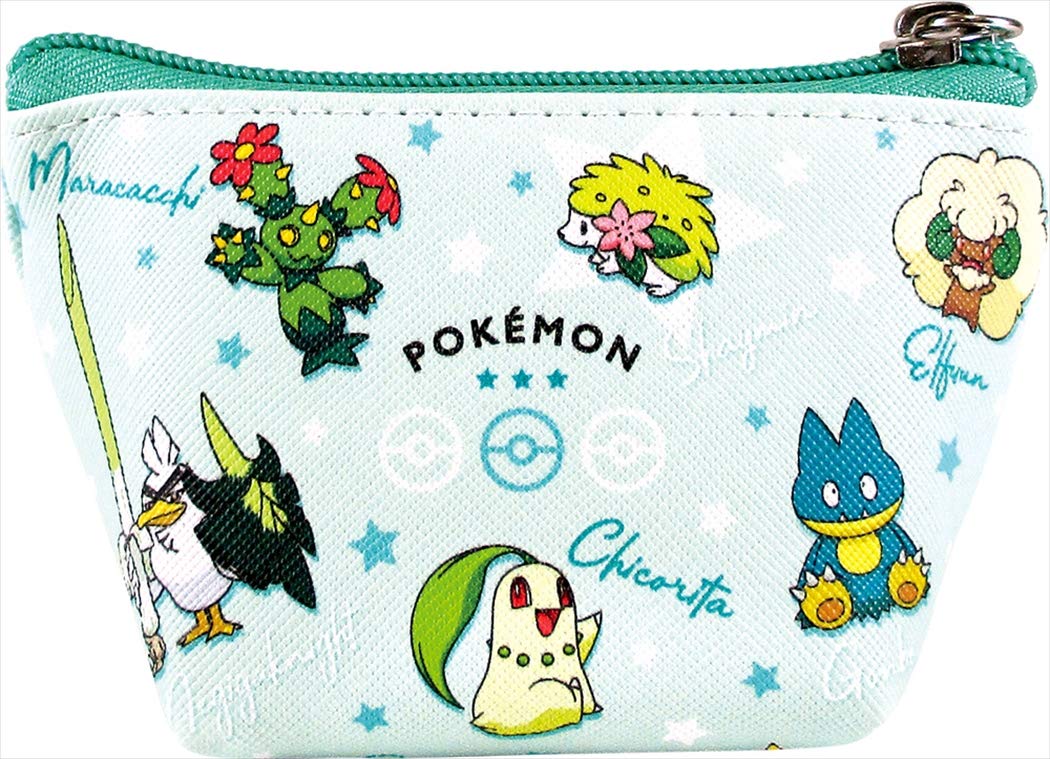 T'S FACTORY Pokemon Triangle Mini Pouch Colors Green- Japan Figure Store - #1 Bring To You The Best Japanese Goods