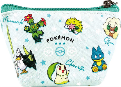 T'S FACTORY Pokemon Triangle Mini Pouch Colors Green- Japan Figure Store - #1 Bring To You The Best Japanese Goods