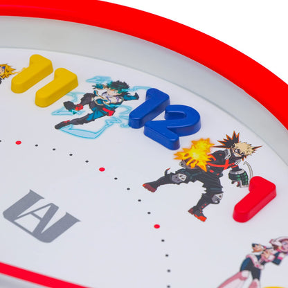 T'S Factory Wall Clock My Hero Academia Red- Japan Figure Store - #1 Bring To You The Best Japanese Goods