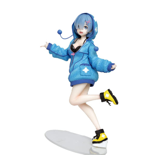 Taito ReZero Fluffy Parka Figure Rem Ver- Japan Figure Store - #1 Bring To You The Best Japanese Goods