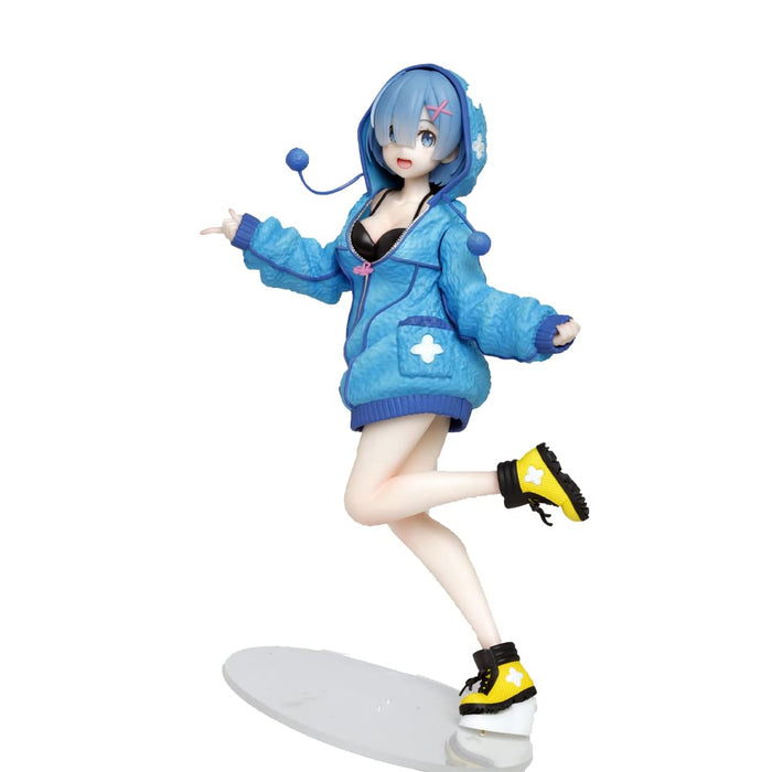 Taito ReZero Fluffy Parka Figure Rem Ver- Japan Figure Store - #1 Bring To You The Best Japanese Goods