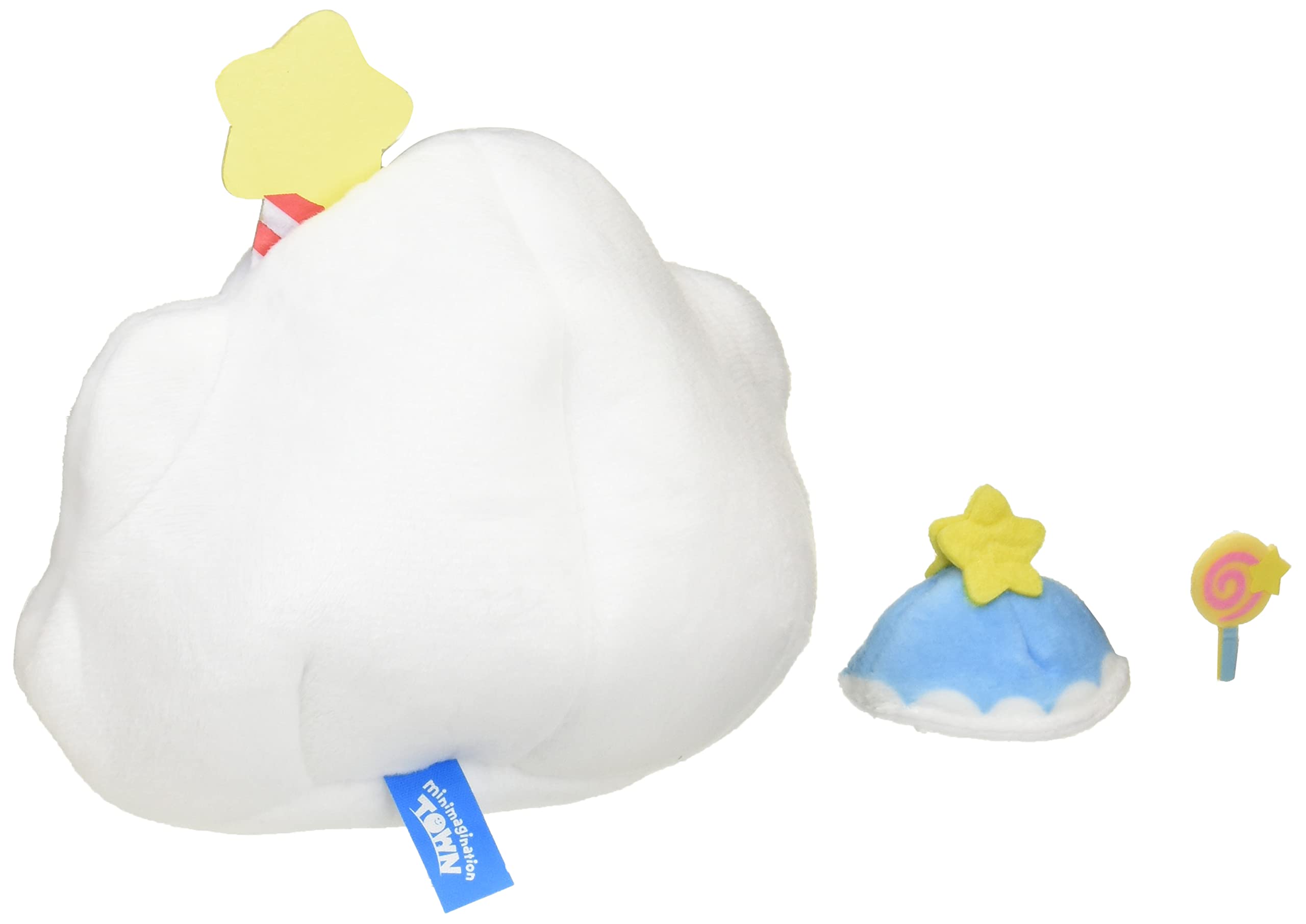 TAKARA TOMY A.R.T.S - Kirby'S Dream Land Minimaginationtown Mini Mini Friends Kirby'S Cloud - House Plush Doll 5Cm- Japan Figure Store - #1 Bring To You The Best Japanese Goods