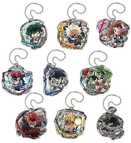 Takara Tomy Arts Pita! Deformed Rescue Activities My Hero Academia Acrylic Key Chain Box Product All 9 Types 9 Pieces Acrylic- Japan Figure Store - #1 Bring To You The Best Japanese Goods