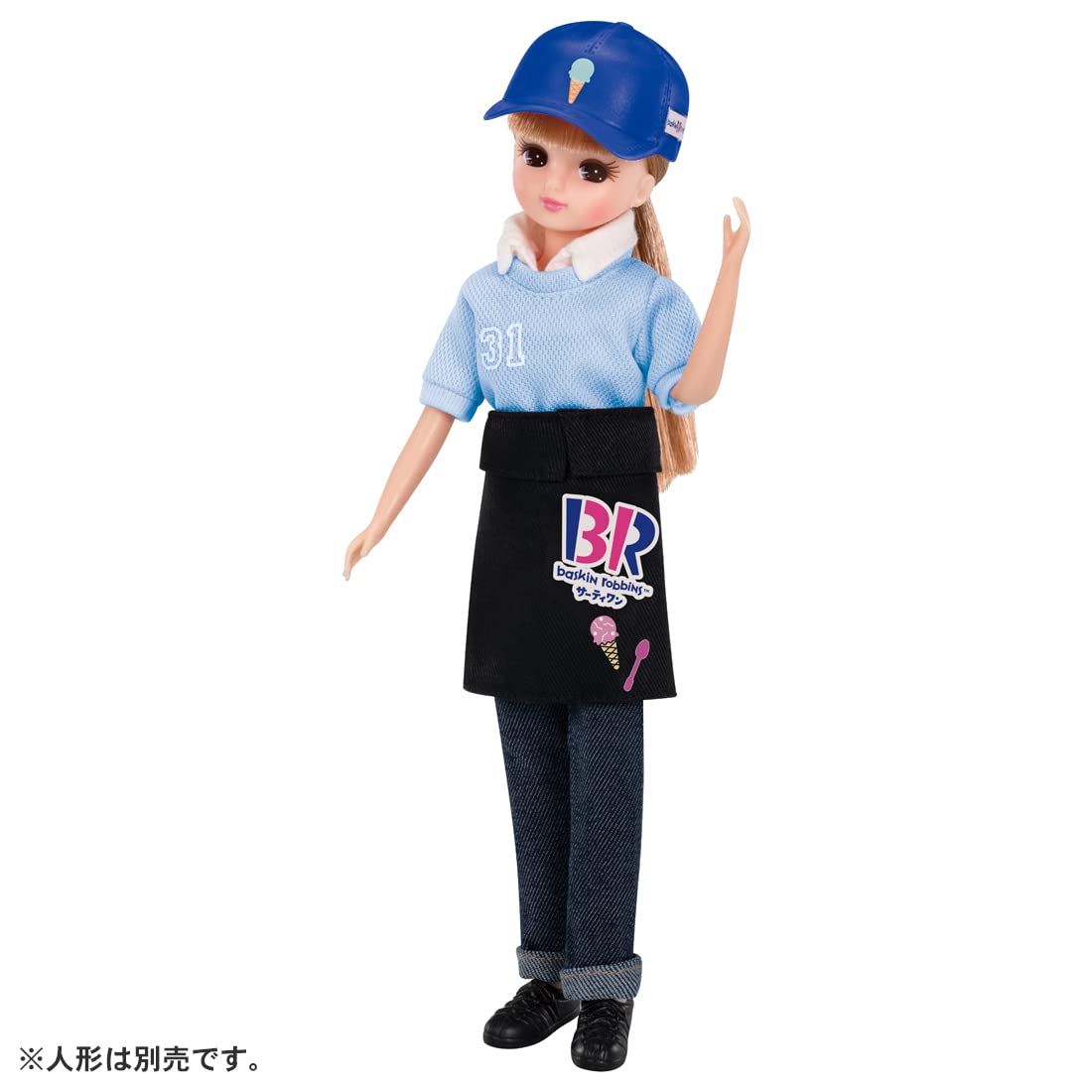 Takara Tomy Licca-Chan Ice Cream Shop Dress-Up Age 3+ Play Toy- Japan Figure Store - #1 Bring To You The Best Japanese Goods