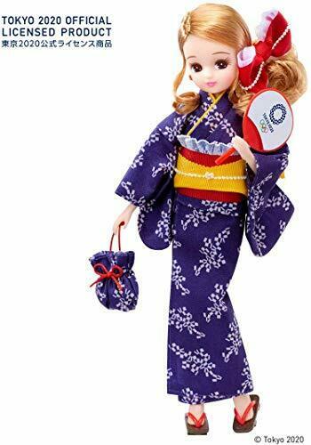 Takara Tomy Licca-chan Doll Yukata Tokyo 2020 Olympic Emblem- Japan Figure Store - #1 Bring To You The Best Japanese Goods