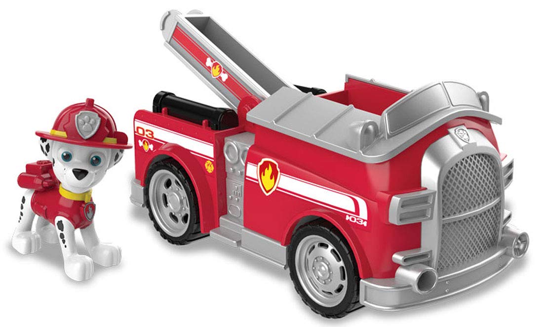 Takara Tomy Paw Patrol Marshall Fire Truck Vehicle w/ Figure- Japan Figure Store - #1 Bring To You The Best Japanese Goods