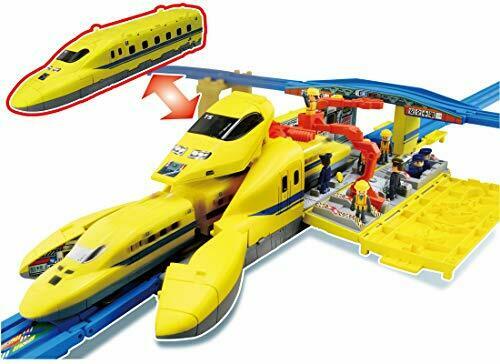Takara Tomy Plarail Transformed Into A Base ! Very Big Dr.yellow Set - Japan Figure
