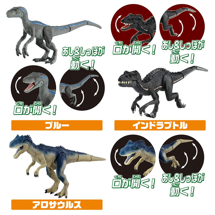 Takara Tomy Ania Jurassic World Strongest Gene Dinosaur Set - Animal Figure Toy Ages 3+ Japan - St Mark Certified- Japan Figure Store - #1 Bring To You The Best Japanese Goods