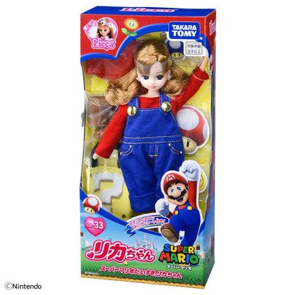 Takara Tomy Licca-Chan Doll Ld-33 Super Mario Dress Up Doll Pretend Play Toy Age 3+ Japan St Mark Certified- Japan Figure Store - #1 Bring To You The Best Japanese Goods