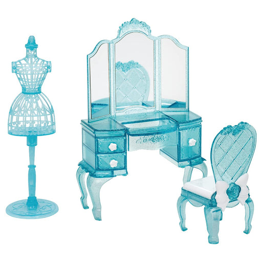 TAKARA TOMY Licca Doll Dreaming Princess Crystal Vanity Set- Japan Figure Store - #1 Bring To You The Best Japanese Goods