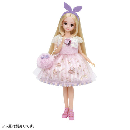 TAKARA TOMY Licca Doll Dream Colored Dress Set Makeup Happy <<Doll Not Included>>- Japan Figure Store - #1 Bring To You The Best Japanese Goods