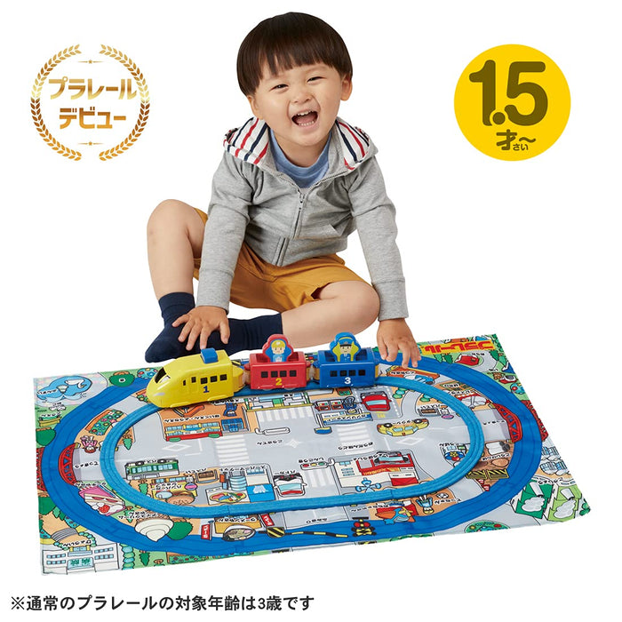 Takara Tomy Plarail Push Go! Easy First Colorful Tokyu Set Train Toy St Mark Cert.- Japan Figure Store - #1 Bring To You The Best Japanese Goods