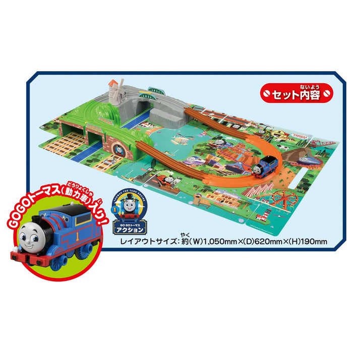 Takara Tomy Plarail Thomas Gogo Thomas Outing 3D Map Train Train Toy Ages 3 And Up Passed Toy Safety Standards St Mark Certified Plarail Takara Tomy- Japan Figure Store - #1 Bring To You The Best Japanese Goods