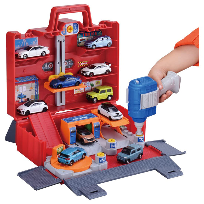 TAKARA TOMY Tomica World Lively Four Actions! Tomica Maintenance Base Box- Japan Figure Store - #1 Bring To You The Best Japanese Goods