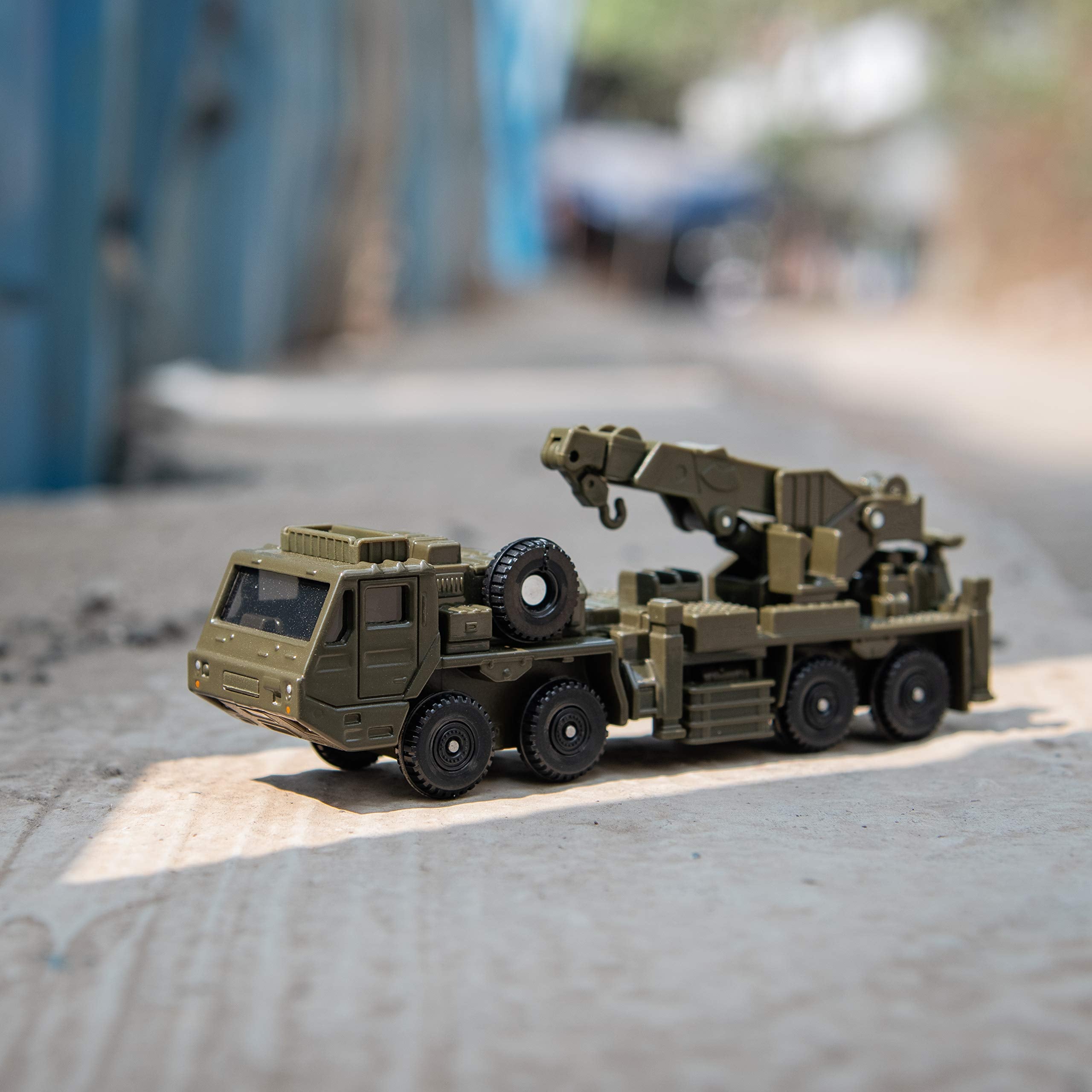 Takara Tomy Tomica Long Series 141 Jgsdf Heavy Wheel Recovery Vehicle Military Model- Japan Figure Store - #1 Bring To You The Best Japanese Goods