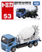 Takara Tomy Tomica No. 053 Nissan Diesel Quon Mixer Truck Mini Car Toy Japan 3+ Safety St Mark Certified- Japan Figure Store - #1 Bring To You The Best Japanese Goods