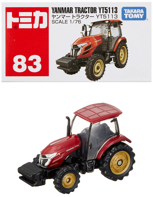 Takara Tomy Tomica No. 83 Yanmar Tractor YT5113 Mini Car Toy for 3+ Years Old- Japan Figure Store - #1 Bring To You The Best Japanese Goods