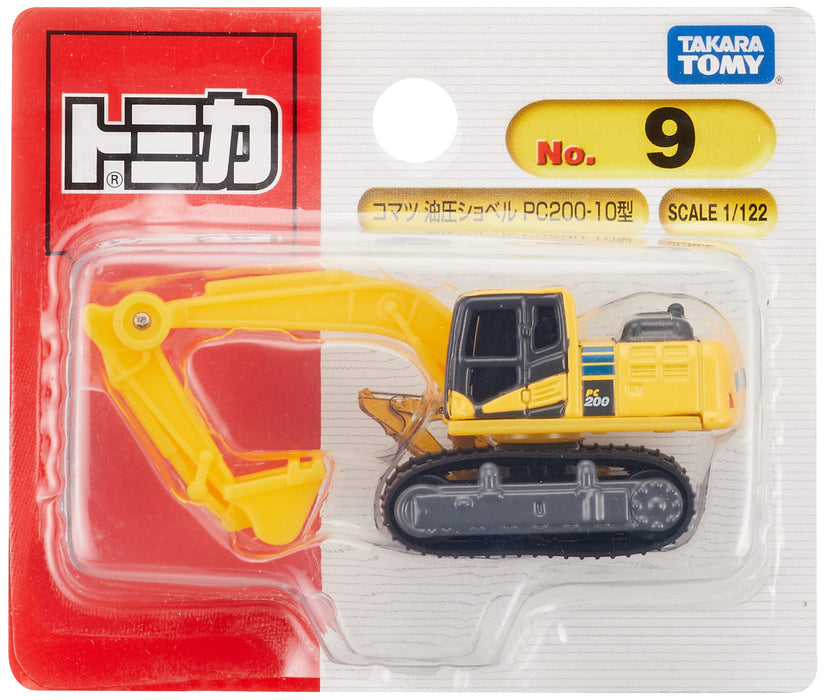 Takara Tomy Tomica No.9 PC200-10 Excavator Toy 3+ St Mark Cert.- Japan Figure Store - #1 Bring To You The Best Japanese Goods