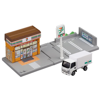 TAKARA TOMY Tomica World Tomica Town Seven Eleven W/ Tomica- Japan Figure Store - #1 Bring To You The Best Japanese Goods