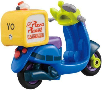 Takara Tomy Tomica Disney Motors Dm-02 Pizza Planet Alien Mini Motorbike F/s- Japan Figure Store - #1 Bring To You The Best Japanese Goods