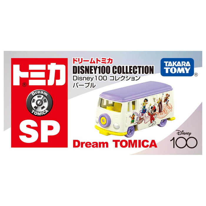 Takara Tomy Disney100 Purple Mini Car Toy for Ages 3+ Tomica Dream Collection- Japan Figure Store - #1 Bring To You The Best Japanese Goods