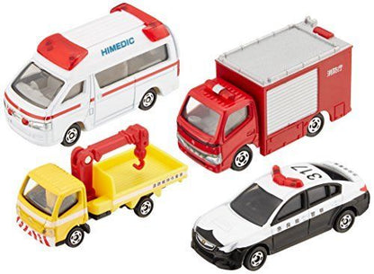 Takara Tomy Tomica Emergency Vehicle Set 5 F/s- Japan Figure Store - #1 Bring To You The Best Japanese Goods