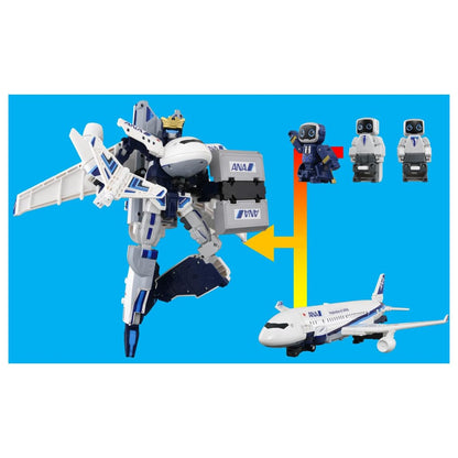 Takara Tomy Tomica Job Labor DX Sky Braver Ana Jet Airliner Mini Car Toy 3+- Japan Figure Store - #1 Bring To You The Best Japanese Goods
