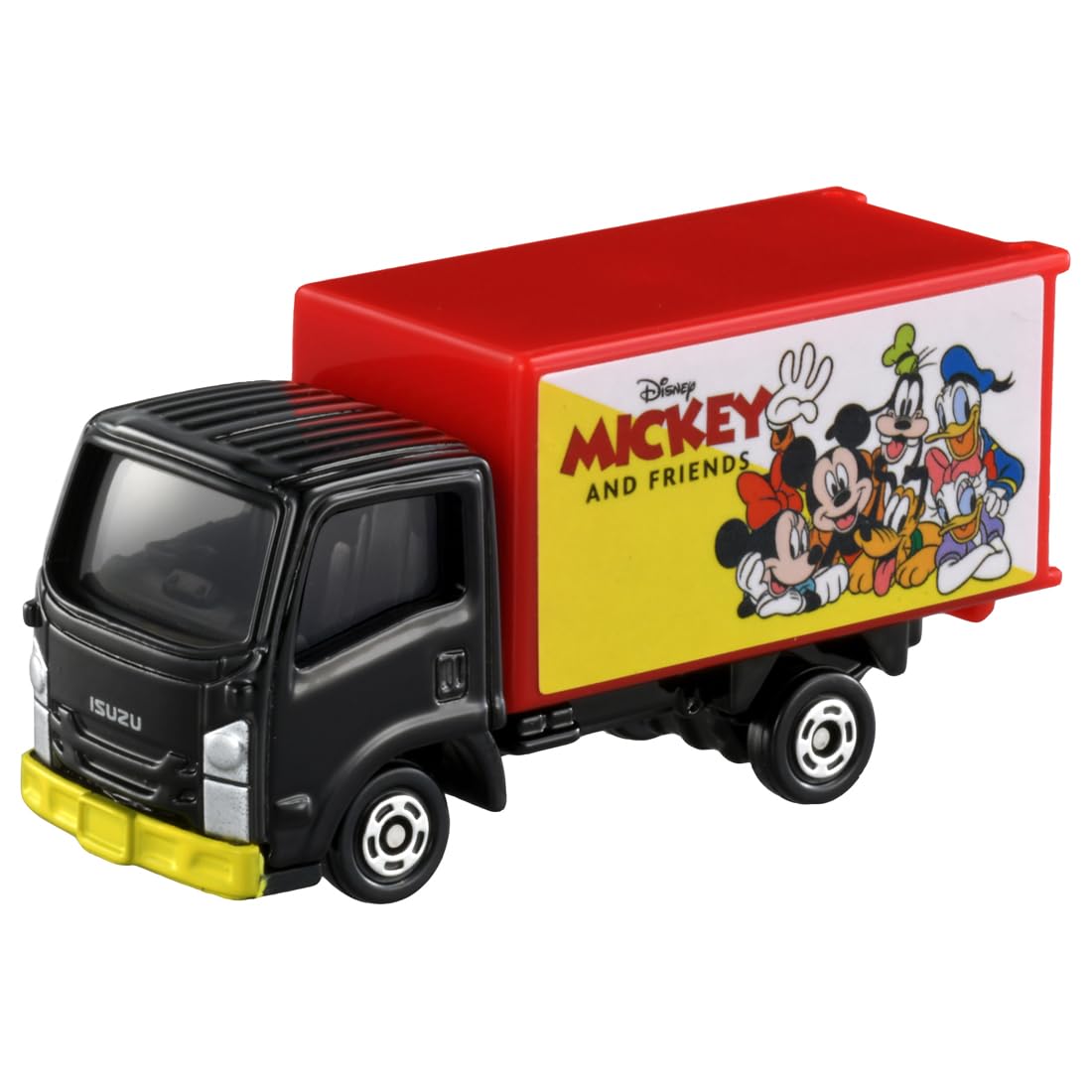 Takara Tomy Tomica No.48 Mickey & Friends Isuzu Elf Mini Truck Toy Ages 3+- Japan Figure Store - #1 Bring To You The Best Japanese Goods