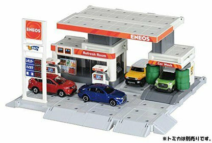 Takara Tomy Tomica Town Build City Gas Station Stand Eneos- Japan Figure Store - #1 Bring To You The Best Japanese Goods