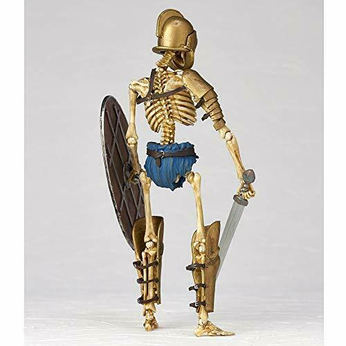 Takeya Jizai Okimono Kt031 Ancient Roma Skeleton Gladiator Secutor Full Color- Japan Figure Store - #1 Bring To You The Best Japanese Goods