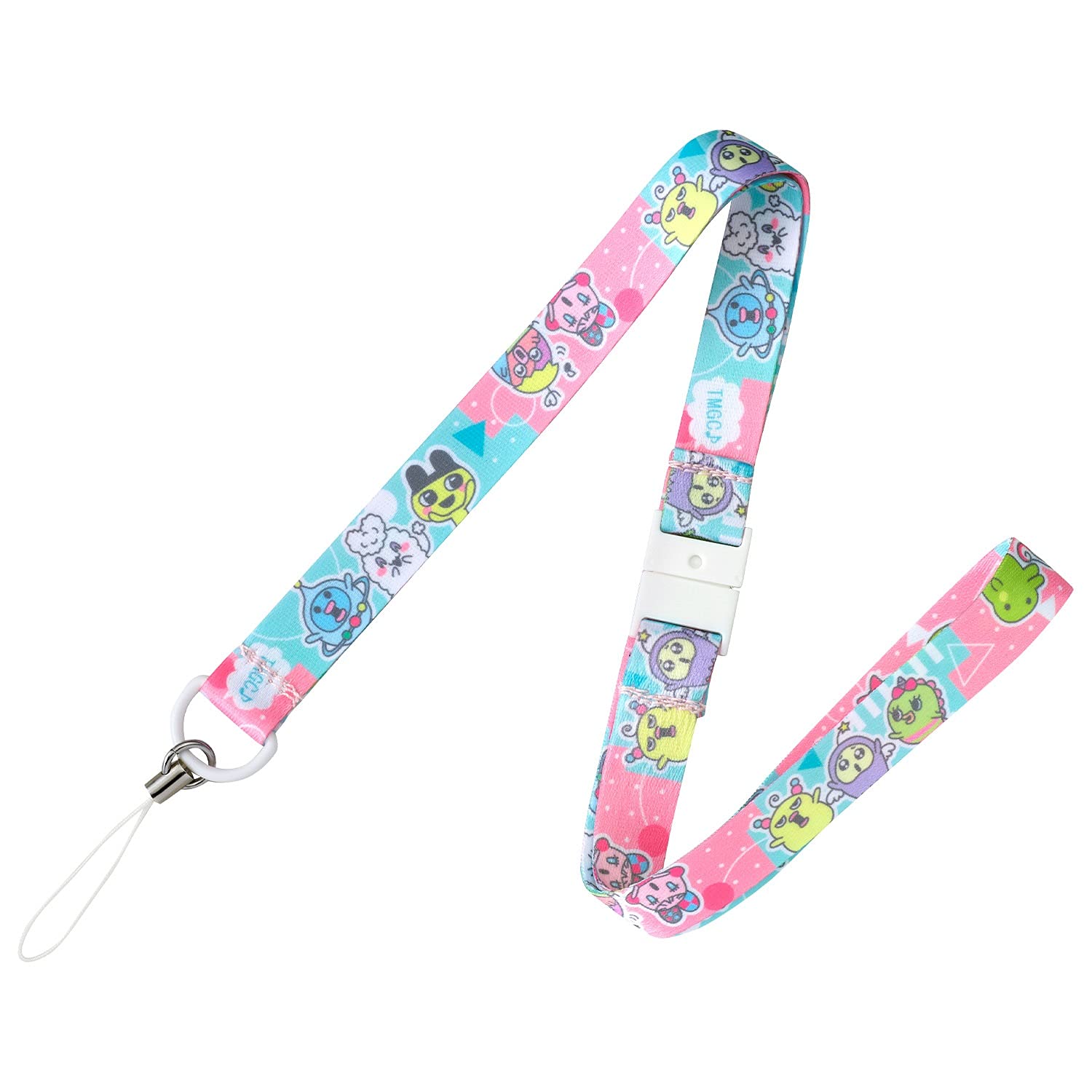 Bandai Tamagotchi Smart Neck Strap Pink & Mint Japanese Cute Neck Strap Kawaii Strap- Japan Figure Store - #1 Bring To You The Best Japanese Goods