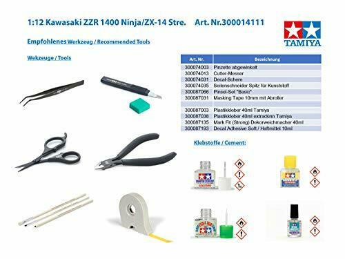 Tamiya 1/12 Motorcycle Series No.111 Kawasaki Zzr1400 Plastic Model 14111- Japan Figure Store - #1 Bring To You The Best Japanese Goods