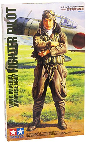 Tamiya 1/16 Wwii Imeperial Japanese Navy Fighter Pilot Model Kit - Japan Figure